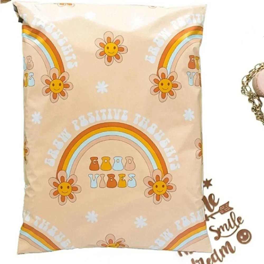 Poly mailers tissue paper stickers